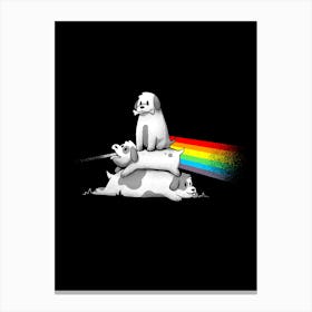 Bark Side of the Moon - Cute Dog Music Gift Canvas Print