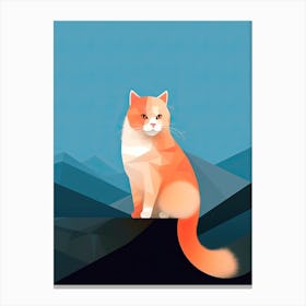 Orange Cat Canvas Print