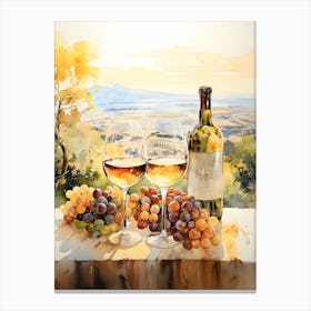 Napa Valley Wine 3 Canvas Print