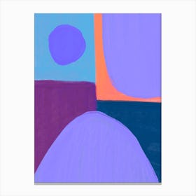 Purple Composition Canvas Print
