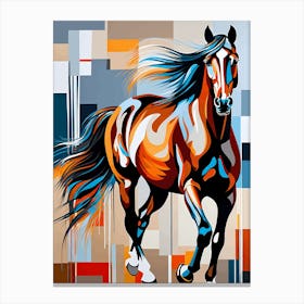 Modern Horse Art, 118 Canvas Print