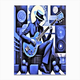 Blues Soul Series 21 - All Around Blues Man Canvas Print