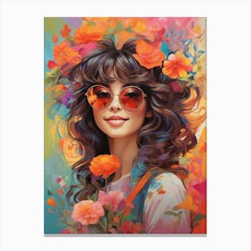 Flower Girl 4 Canvas Print