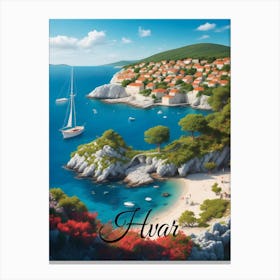 Hvar Croatia Canvas Print