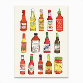 Hot Sauce Canvas Print