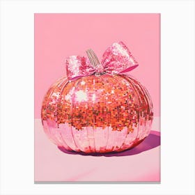 Sequin Pumpkin Canvas Print