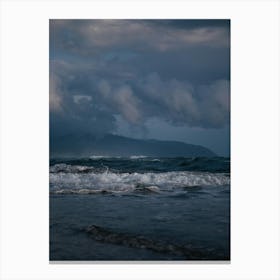 Dark Ocean Blues Canvas Print