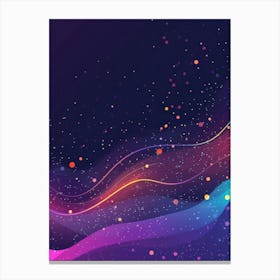 Abstract Space Background Canvas Print