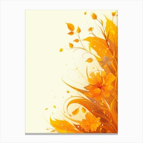 Autumn Flowers Canvas Print