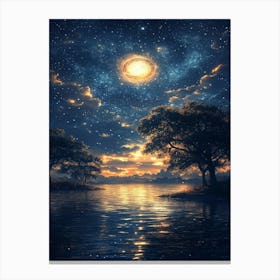 Starry Night Sky 7 Canvas Print