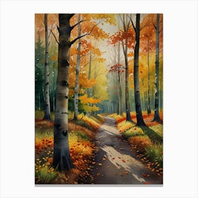 Autumn Path 1 Canvas Print