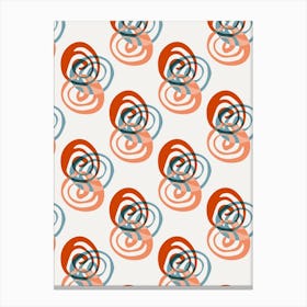 Abstract Swirls Canvas Print