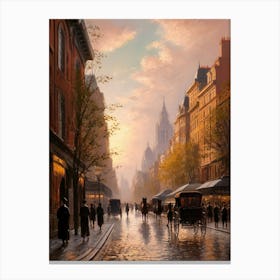 Paris Street Canvas Print