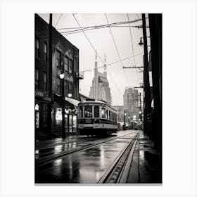 Nashville Black And White Analogue Photograph 4 Canvas Print