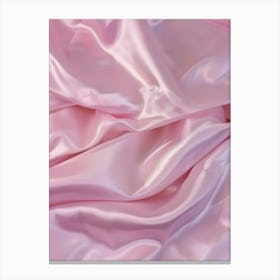 Pink Satin Background Canvas Print