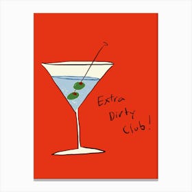 Extra Dirty Club! 1 Canvas Print