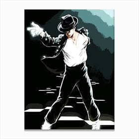 Michael Jackson king of pop 5 Canvas Print