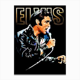 Elvis Presley 7 Canvas Print