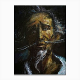Man With A Pipe Canvas Print