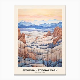 Sequoia National Park United States 3 Poster Canvas Print