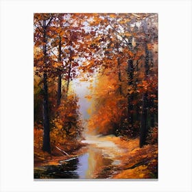 Autumn In The Woods 1 Canvas Print