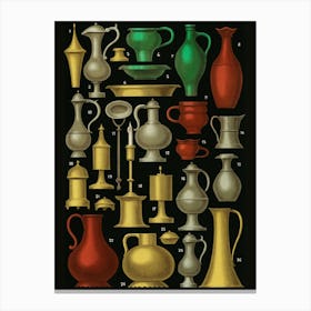 Vases And Jugs Canvas Print