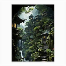 Asian Village 2 Canvas Print