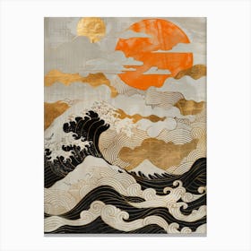 Great Wave Off Kanagawa 1 Canvas Print