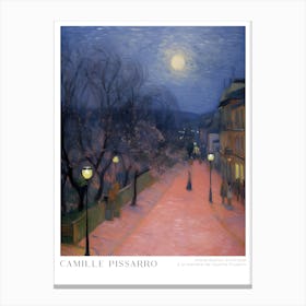 Night In The Park Canvas Print