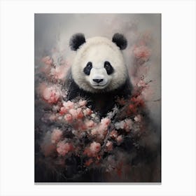 Panda Art In Romanticism Style 2 Canvas Print