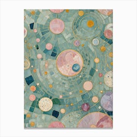 Pastel Drops Canvas Print