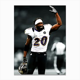 Ed Reed Baltimore Ravens Canvas Print