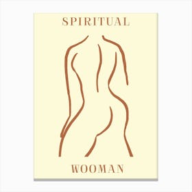 Spiritual Wooman 12 Canvas Print