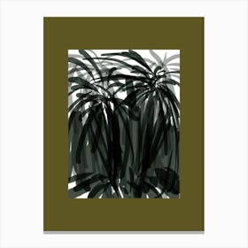 Palm Trees Art Print 3 Canvas Print