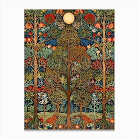 William Morris Tree Of Life 8 Canvas Print