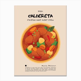 Caldereta Canvas Print