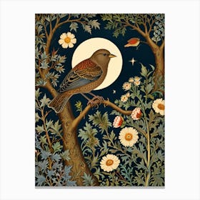 William Morris Bird In A Tree 2 Canvas Print