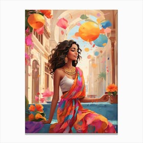 TGIF girl Mood Unleashed Dive Into The Weekend With The Vibe 1 Canvas Print