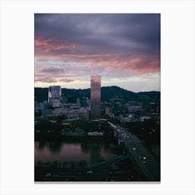 Evenings in Portland Canvas Print