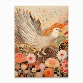 Turkey 3 Detailed Bird Painting Canvas Print