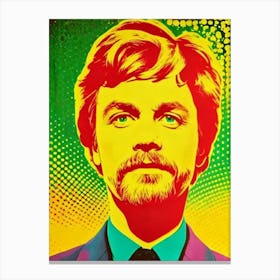 Mark Hamill Colourful Pop Movies Art Movies Canvas Print