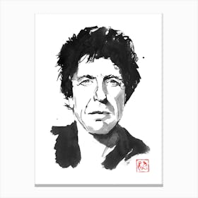Leonard Cohen Canvas Print
