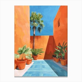 Mediterranean Courtyard 5 Canvas Print