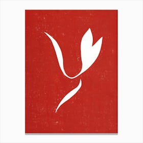 Matisse Linocut Red Canvas Print