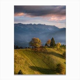 Sunset In The Mountains 9 Canvas Print