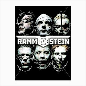 Rammstein 3 Canvas Print