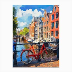 Amsterdam Canals Canvas Print