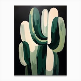 Modern Abstract Cactus Painting Trichocereus Cactus 2 Canvas Print