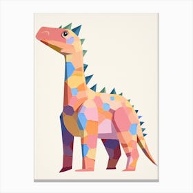 Nursery Dinosaur Art Styracosaurus 1 Canvas Print