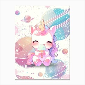 Cute Unicorn 2 Canvas Print